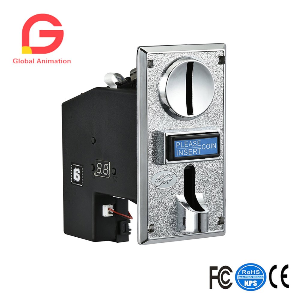 Arcade Games Vending - CH-924, 4-munt mech-acceptor voor automaat, muntautomaat,