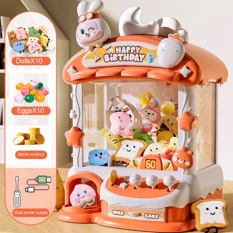 Coin Pusher Machine - Cartoon Klauw Game Machine Konijn Automatische