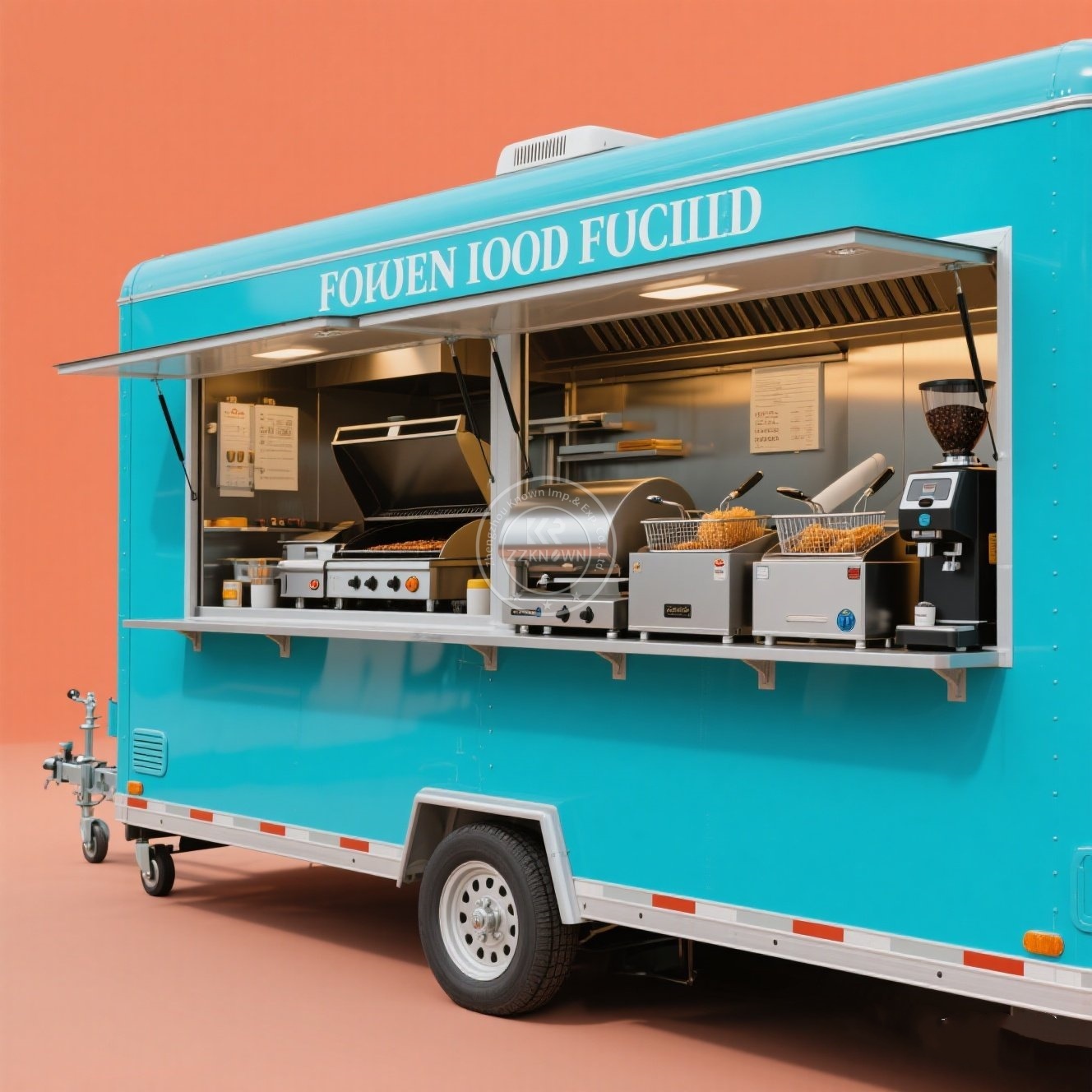 Hot Dog Vending Cart - Nieuw ontwerp ijskiosk fastfood verkoopwagen hotdog
