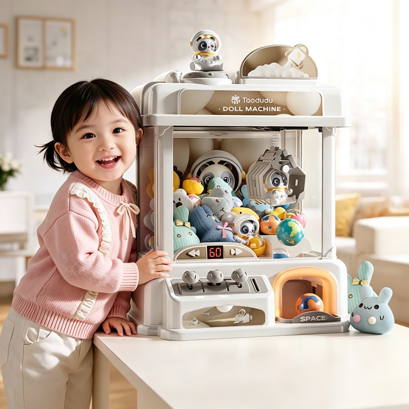 Coin Pusher Machine - Kinderen Mini Klauwmachine Automatische Muntenbediende Speelautomaten