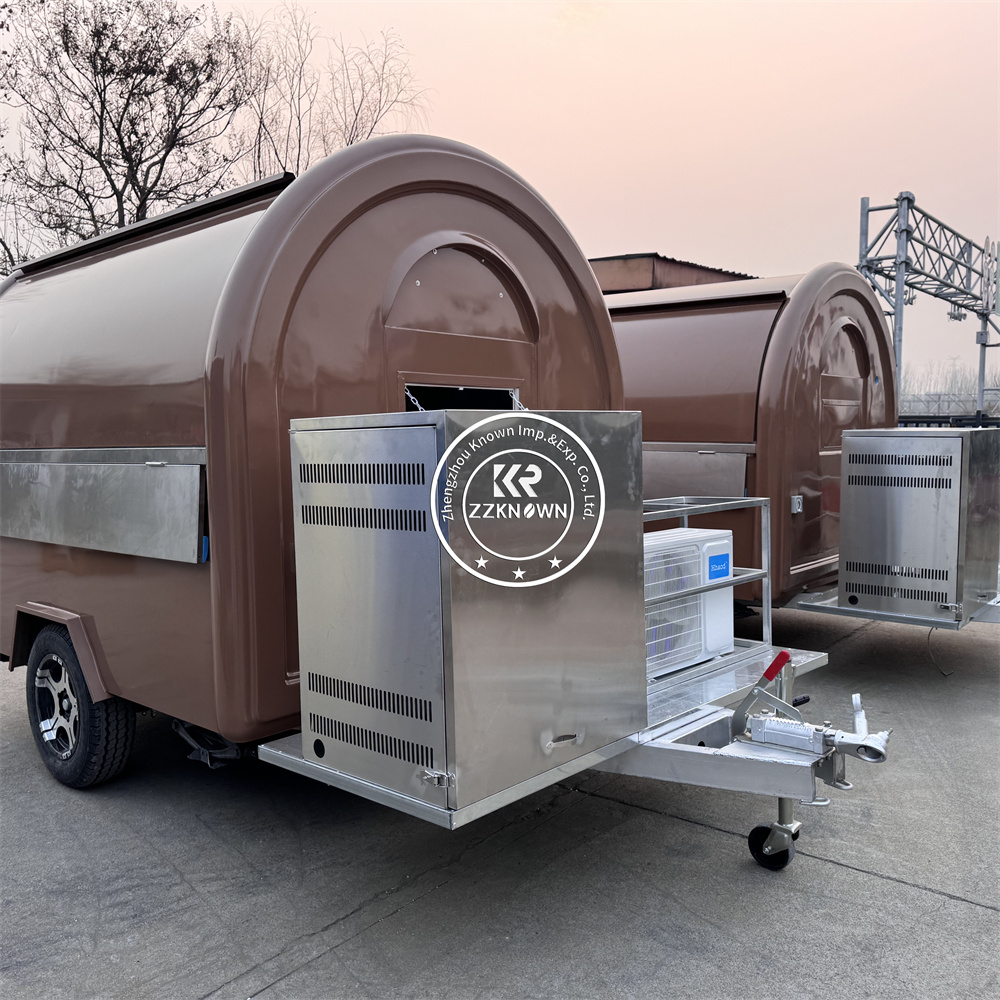 Hot Dog Vending Cart - Straat Mobiele IJskar Concessie Hotdog Koffie