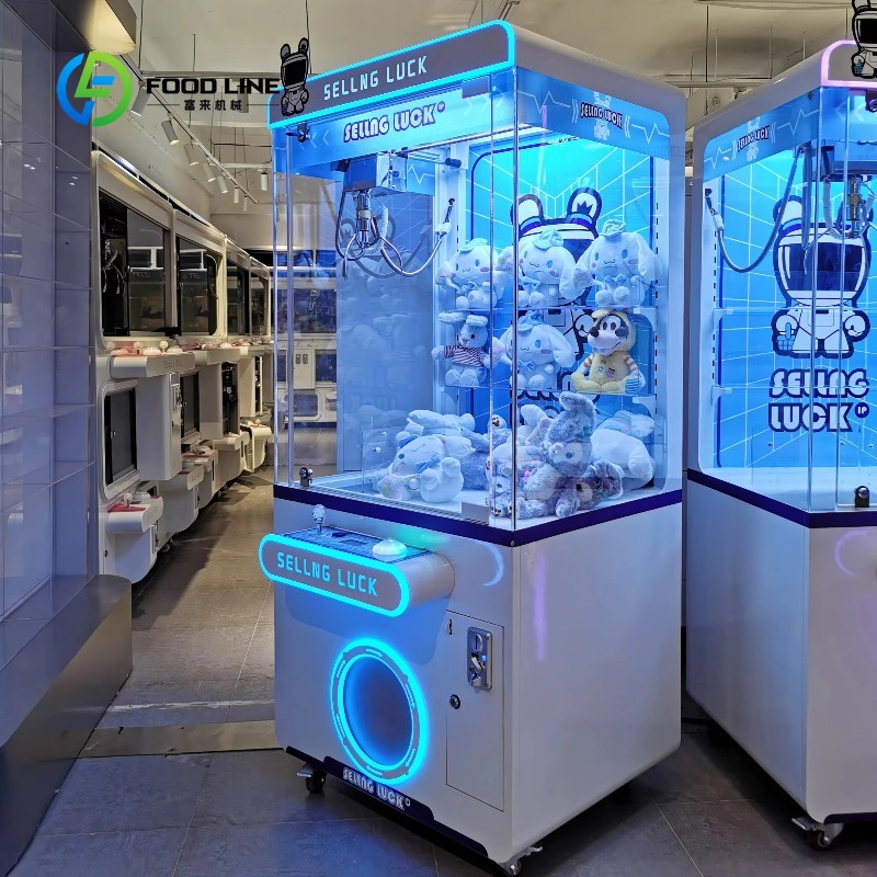Arcade Toy Vending Machine - Op maat gemaakte muntbediende metalen kraanautomaat,
