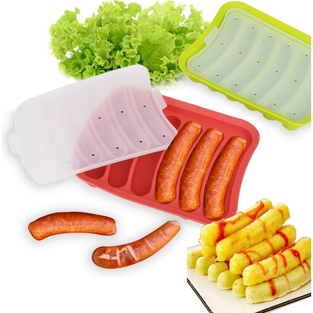 1 Stuks Siliconen Worstvorm 6- - Hot Dog Vending Cart recensie en prijs